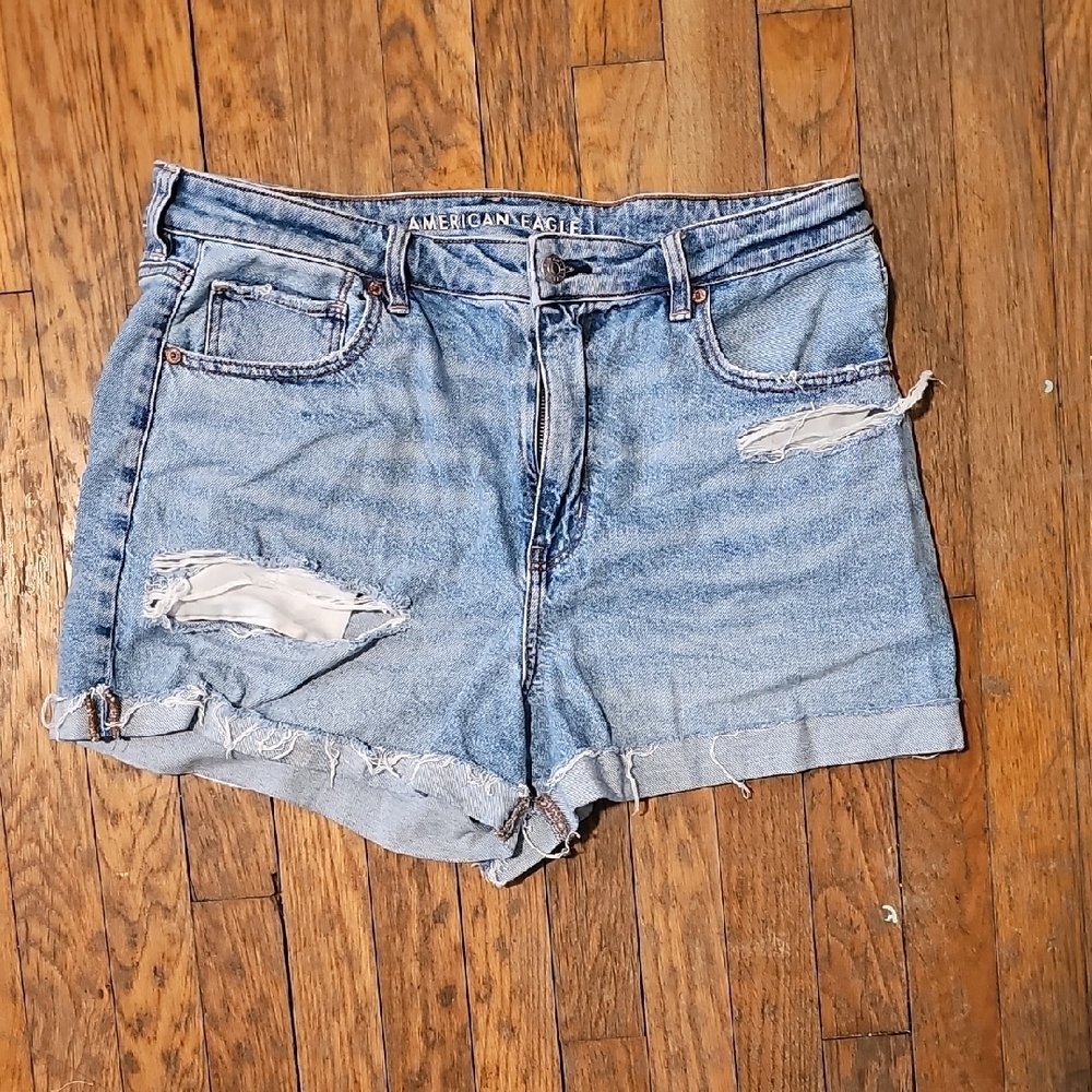American Eagle Outfitters Women's Blue Denim Shorts